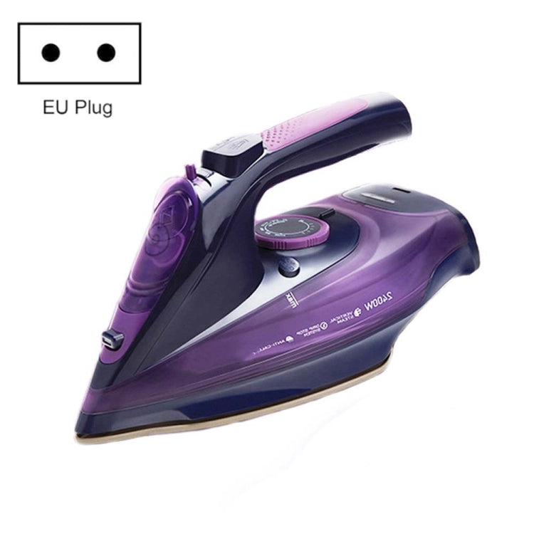 2400W Household Wireless Iron Handheld Steam Iron Garment Steamer,EU Plug, 2400W Purple, 2400W Green