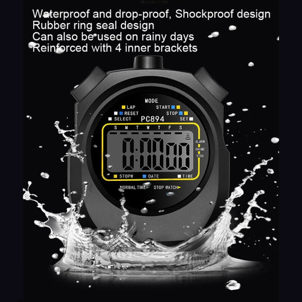 PC894 Electronic Stopwatch Timer Sports Fitness Training Referee Stopwatch, PC894