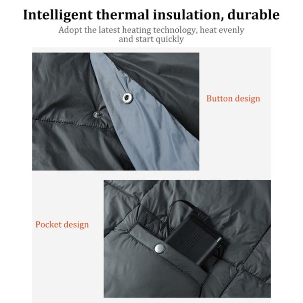 Multifunctional Heating Blanket USB Electric Blanket Outdoor Warm Electric Heating Shawl