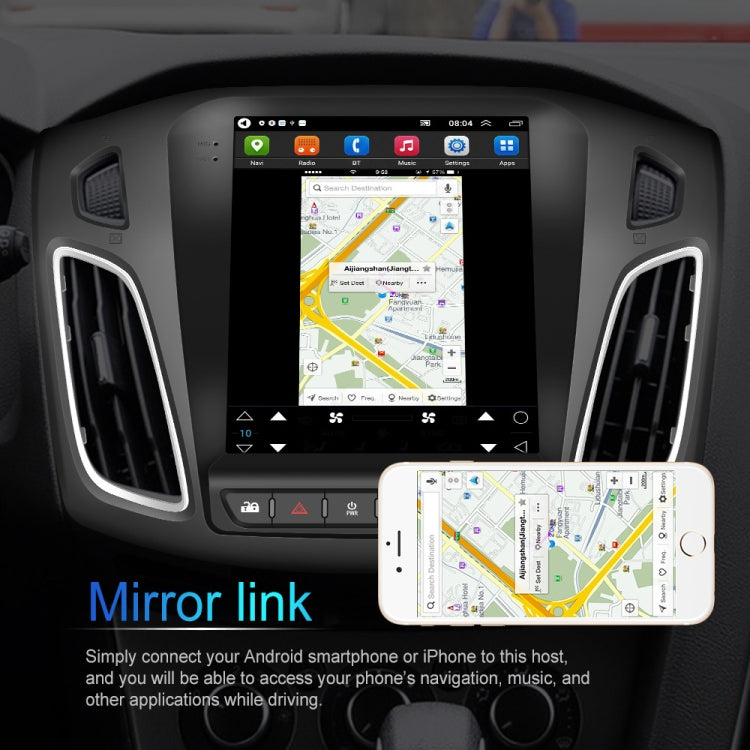 For Ford Focus 9.7 Inch Android WiFi Car Integrated Machine, Style: