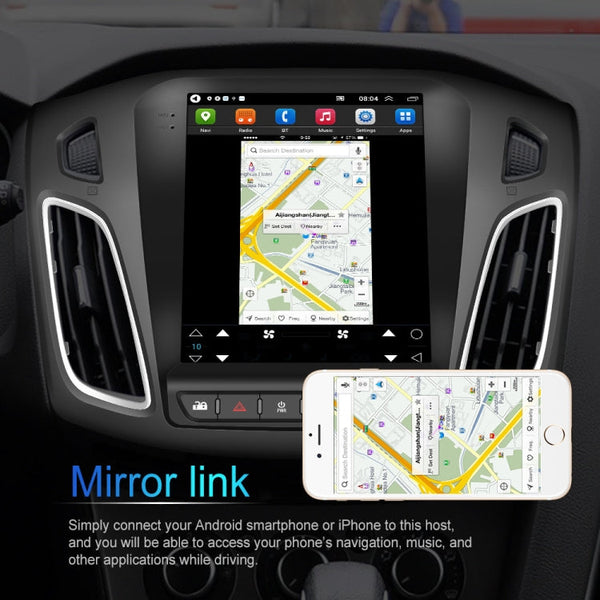 For Ford Focus 9.7 Inch Android WiFi Car Integrated Machine, Style: