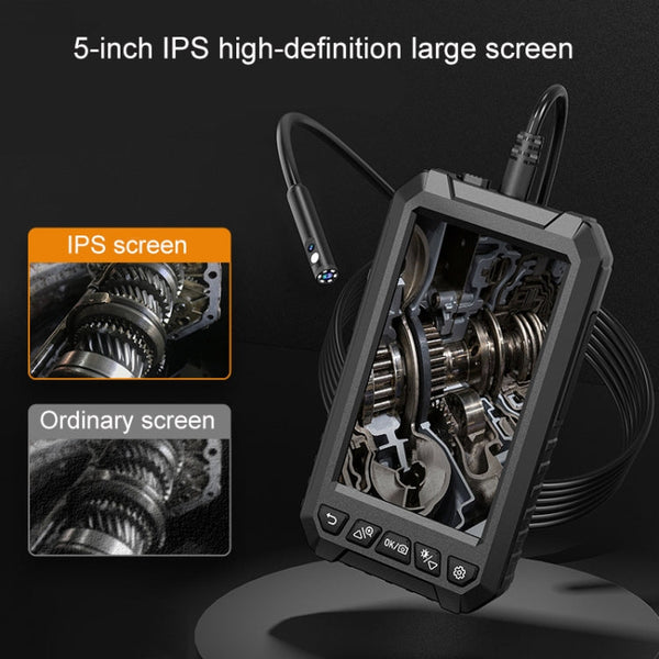5 Inch IPS HD Endoscope With Screen For Industrial Pipeline Inspection And Auto Repair
