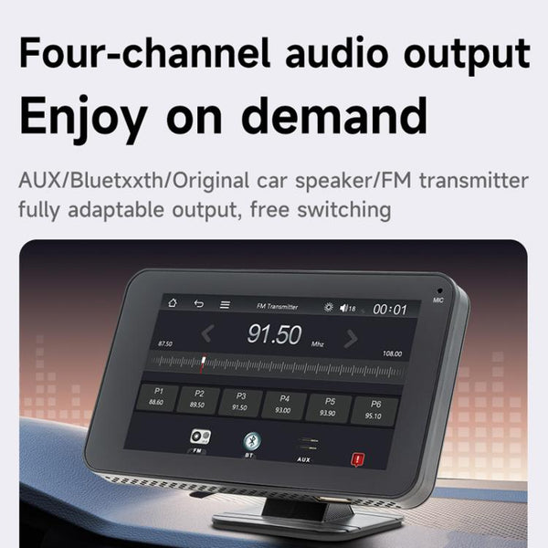 CarPlay/Android Auto Wireless Screen Projection Portable MP5