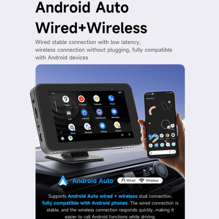 CarPlay/Android Auto Wireless Screen Projection Portable MP5