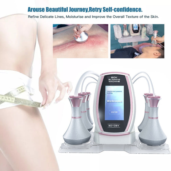 5 In 1 80K Ultrasonic Cavitation Vacuum Radio Frequency Lipo Slimming Machine