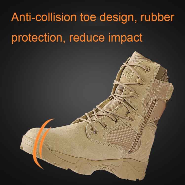 JL-1736 Wear-resistant Anti-collision High-top Training Boots Outdoor Sports Non-slip Hiking Shoes