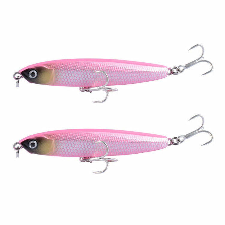 2 PCS CH79 Hard Bait Long Casting Sinking Pencil False Lure, Specification:, 8cm 10g, 8cm 14g, 10.4cm 18g
