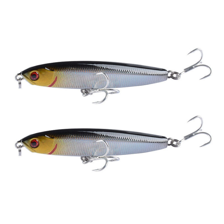 2 PCS CH79 Hard Bait Long Casting Sinking Pencil False Lure, Specification:, 8cm 10g, 8cm 14g, 10.4cm 18g