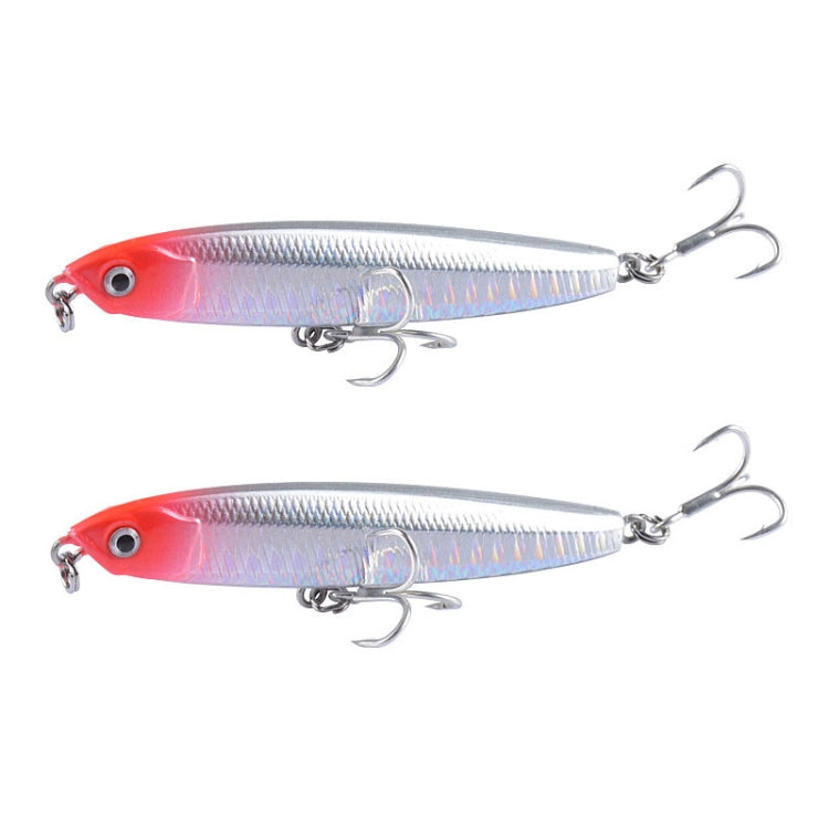 2 PCS CH79 Hard Bait Long Casting Sinking Pencil False Lure, Specification:, 8cm 10g, 8cm 14g, 10.4cm 18g