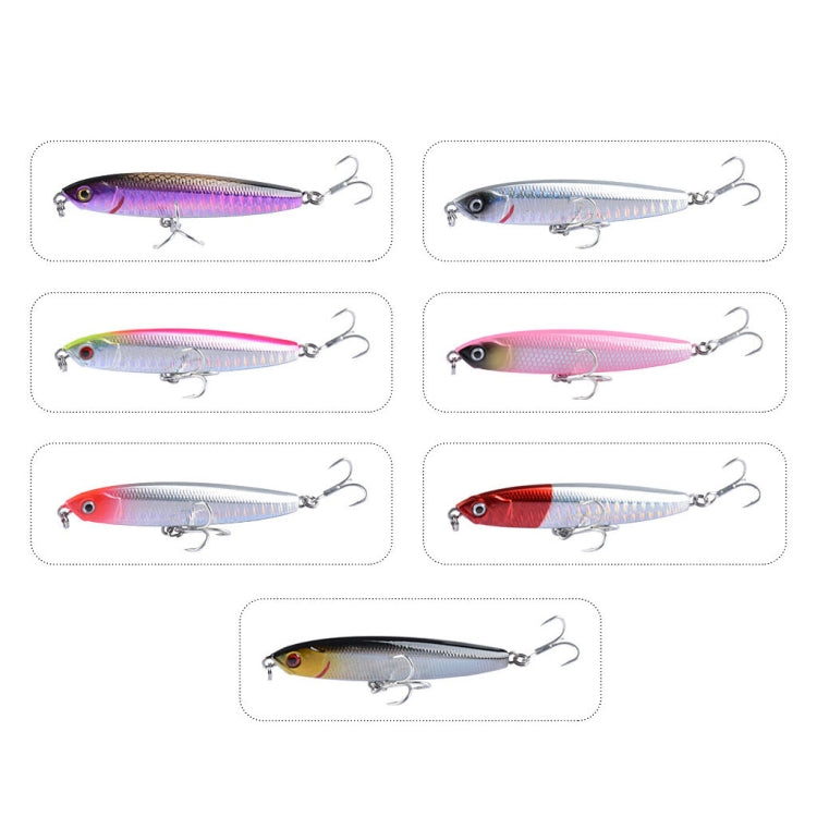 2 PCS CH79 Hard Bait Long Casting Sinking Pencil False Lure, Specification:, 8cm 10g, 8cm 14g, 10.4cm 18g