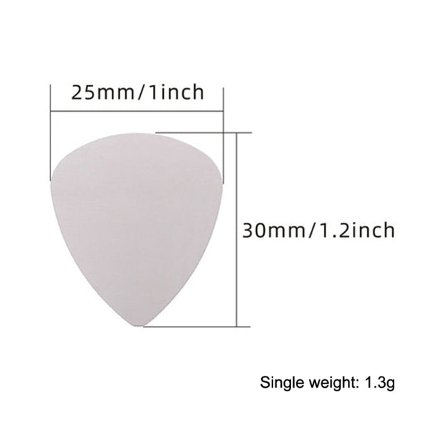 10PCS Thumb Fingers Metal Stainless Steel Bayse Guitar Paddles