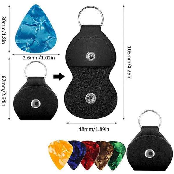 Folk Wood Bass Guitar Tuning Clip Tuner Instrument Set