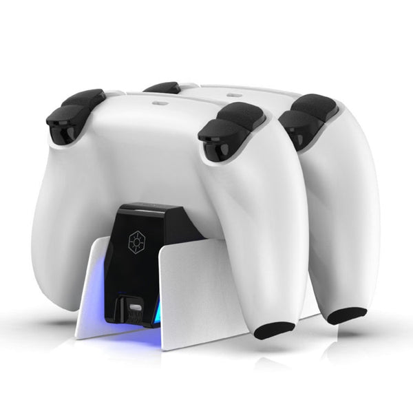 HONCAM For PS5 Gamepad Charger Dual Dock Charger