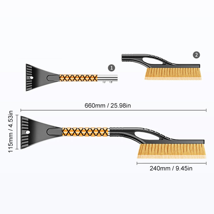 SUITU Removable Snowproof Shovel Sweeping Snow Brush, ST-3910, ST-3909, ST-3908