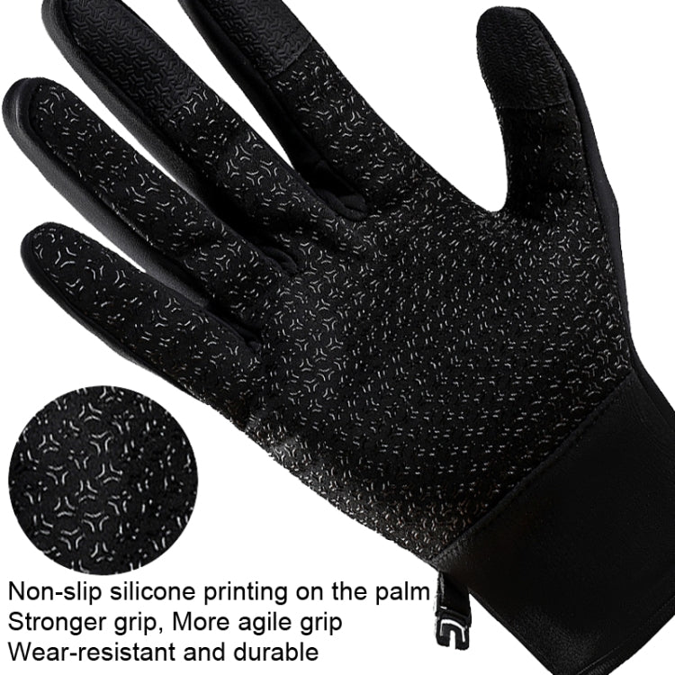 A045 Cycling Gloves Touch Screen Windproof Waterproof Sport Keep Warm Gloves, M, L, XL