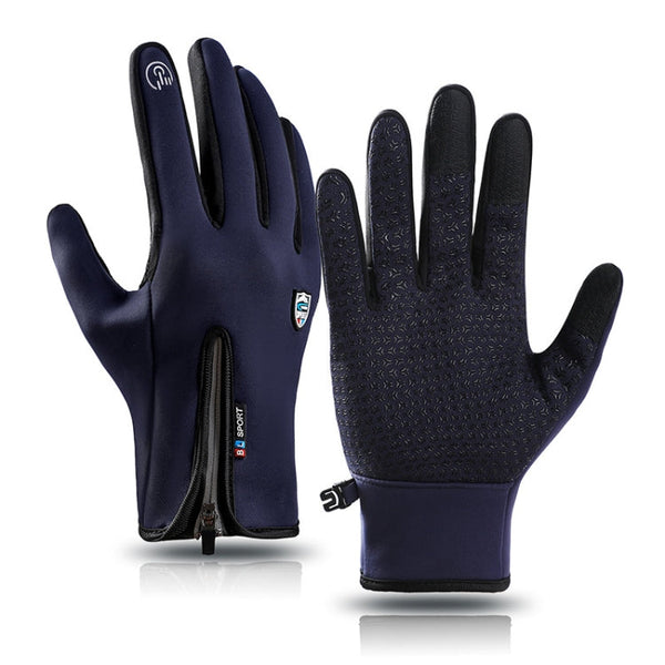 A045 Cycling Gloves Touch Screen Windproof Waterproof Sport Keep Warm Gloves, M, L, XL