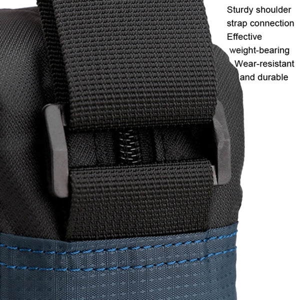 HAOSHUAI 204 Sports Leisure Men Outdoor Waterproof Nylon Shoulder Bag, 204 Army Green, 204 Brick Red, 204 Light Blue, 204 Dark Blue, 204 Black, 204 Grey