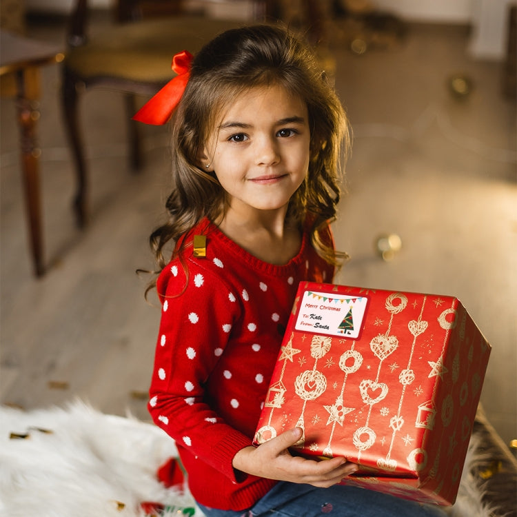 1set 72pcs/set  Christmas Stickers Gift Bag Packaging Box Closure Stickers