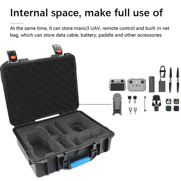 For DJI Mavic 3 Classic Drone Storage Box Portable Explosion-proof Case, Explosion-proof Case
