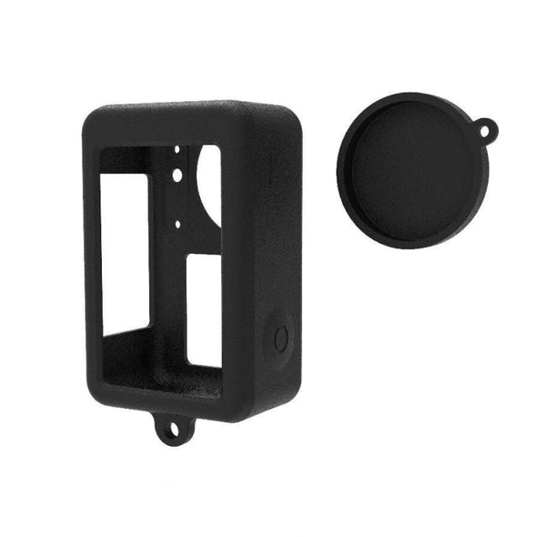For DJI Osmo Action 3 Silicone Protective Case Lens Cap
