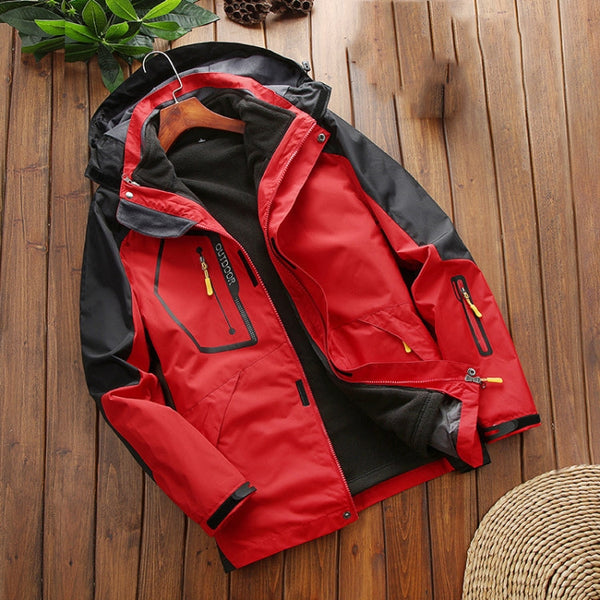 LSM-121 Men Autumn And Winter Jackets Grab Fleece Inner Lining Outdoor Hiking Clothes