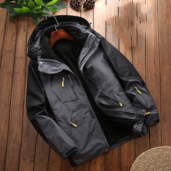 LSM-121 Men Autumn And Winter Jackets Grab Fleece Inner Lining Outdoor Hiking Clothes