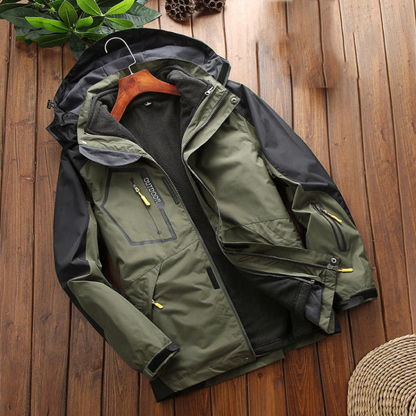 LSM-121 Men Autumn And Winter Jackets Grab Fleece Inner Lining Outdoor Hiking Clothes