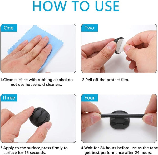 3 In 1 0.5m Kit  Cord Management Organizer Kit Cable Sleeve With Zipper Cable Clip, 5 In 1, 3 In 1 0.5m Kit, 4pcs Zipper Ties, 3 In 1 5m Kit