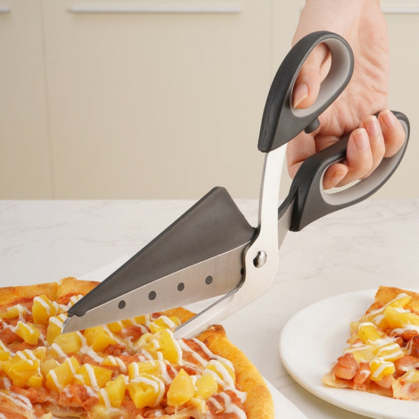 Removable Multi-Functional Stainless Steel PIZZA Scissors Shovel, PIZZA Scissors