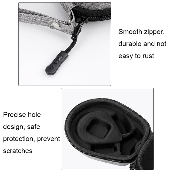 For Aftershokz AS660/AS650 Baona BN-F035 Earphone Anti-pressure and Shock-proof Storage Bag, BN-F035 (Grey)