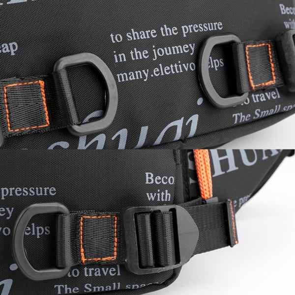 HAOSHUAI 5135 Outdoor Men Waist Bag Waterproof Nylon Cloth Men Bag