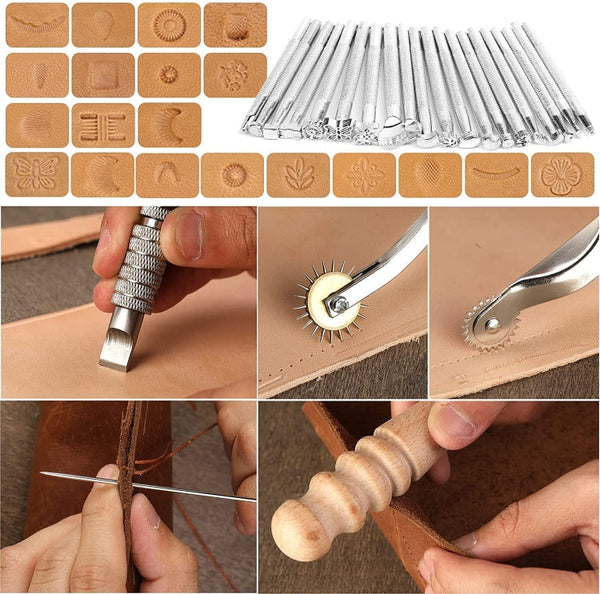 Handmade Leather DIY Tool Set Sewing Craft Tool Set
