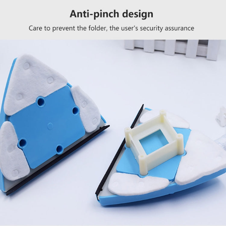 Adjustable Magnetic Window Cleaner Double-Side Glass Wiper Brush