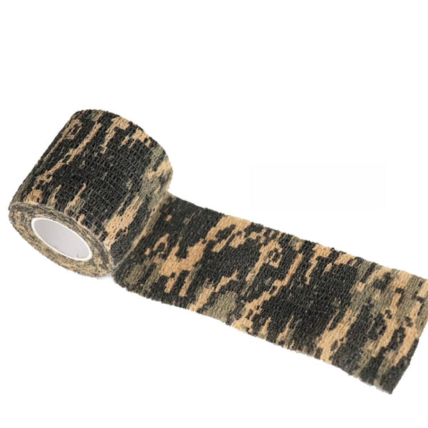 4.5m X 5cm Self-Adhesive Non-Woven Outdoor Camouflage Tape Bandage