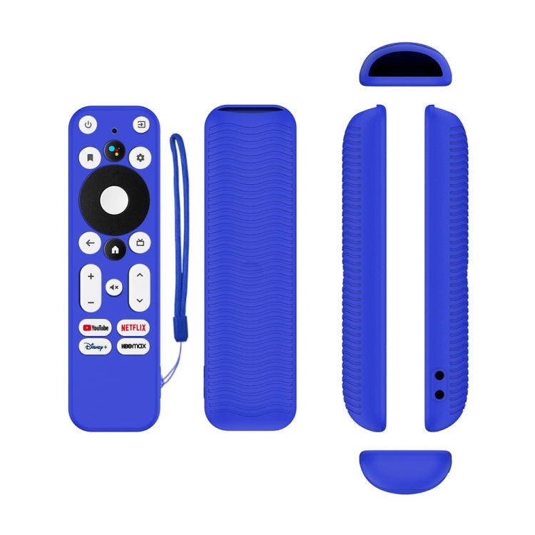 Y55 For ONN Android TV 4K UHD Streaming Device Anti-Fall Silicone Remote Control Cover