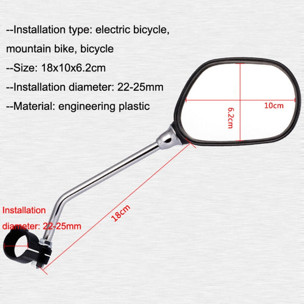 2pcs /Pair Bicycle Rearview Mirror Riding Mountain Car Reflector Bicycle Reversing Mirror, 2pairs Rearview Mirror