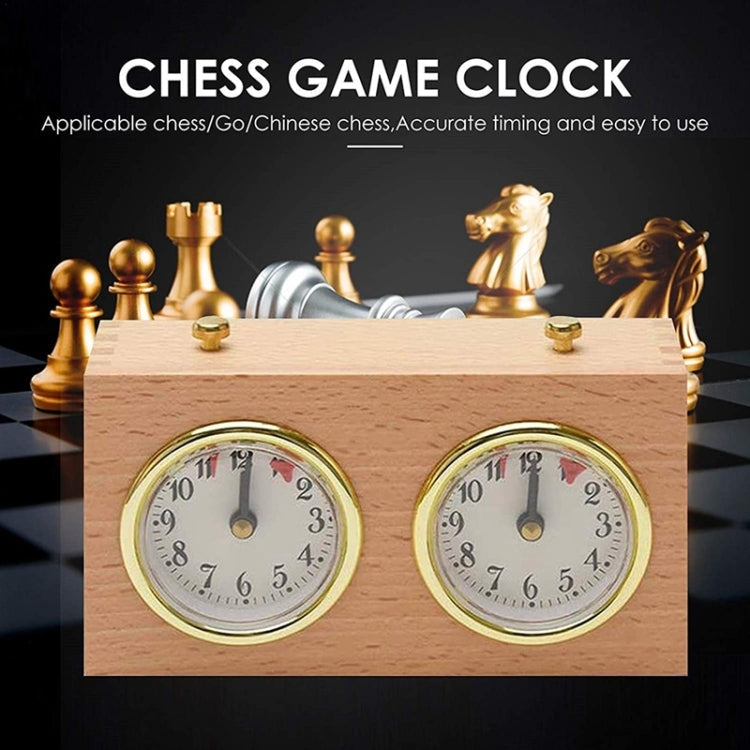 DT05a Retro Wood Shell Chess Clock Mechanical International Chess Clock