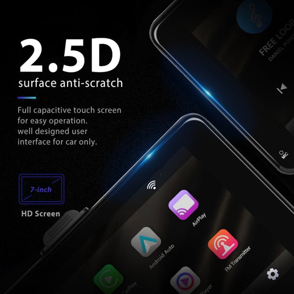 A3135 7 Inches HD Wired Smart Screen With Wireless CarPlay + Android Auto + Android