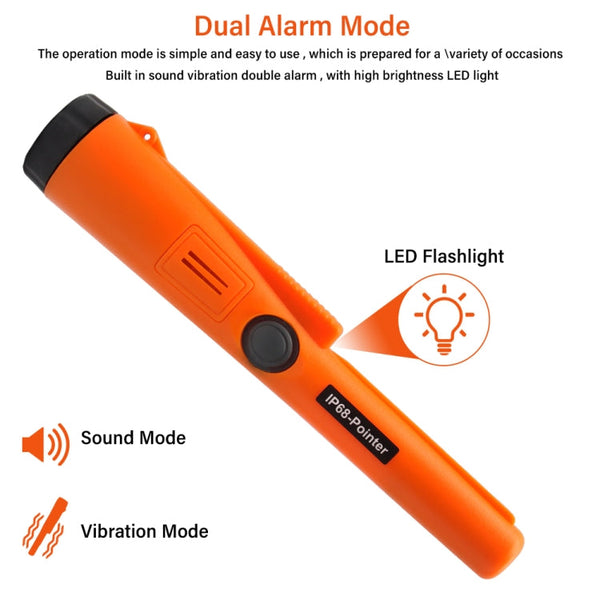 IP68-Pointer Handheld Metal Detector 3M Waterproof Positioning Stick, IP68-Pointer