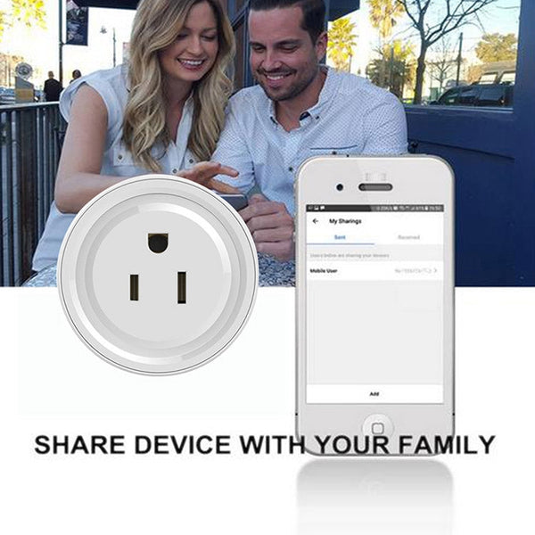 Tuya Smart App Wifi Smart Socket Phone Remote Timing Voice Switch Supports Alexa