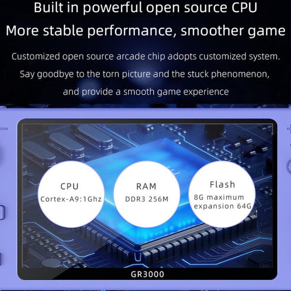 RG3000 Handheld Game Console Support Double Handle Mini Game Console