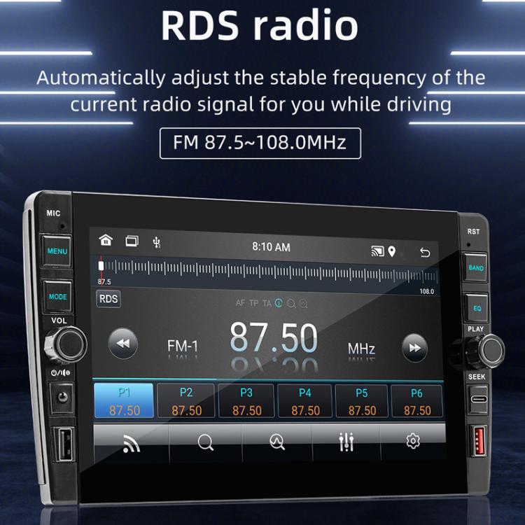 8 inch Bluetooth FM Radio Car MP5 Android Navigation Machine