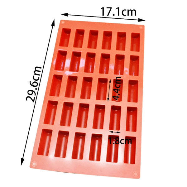 30 Grid Silicone Ice Grid Chocolate Snack Mold