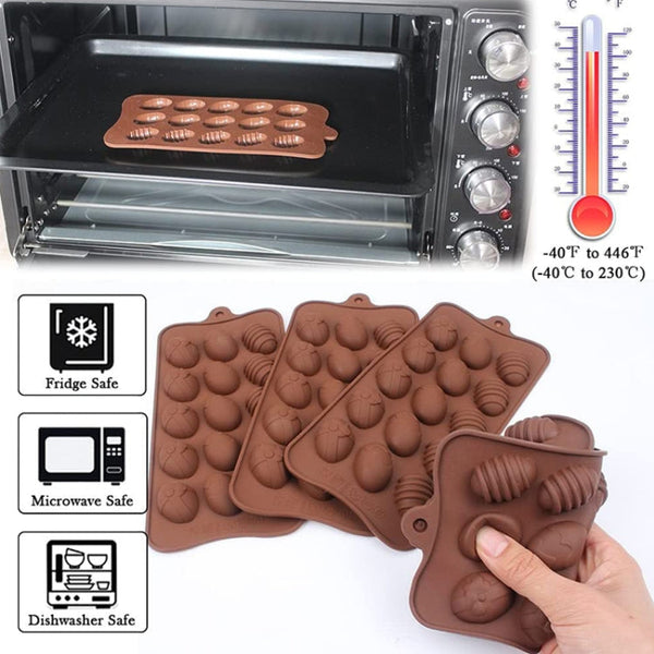 Easter Mini Colorful Egg Silicone Chocolate Mold