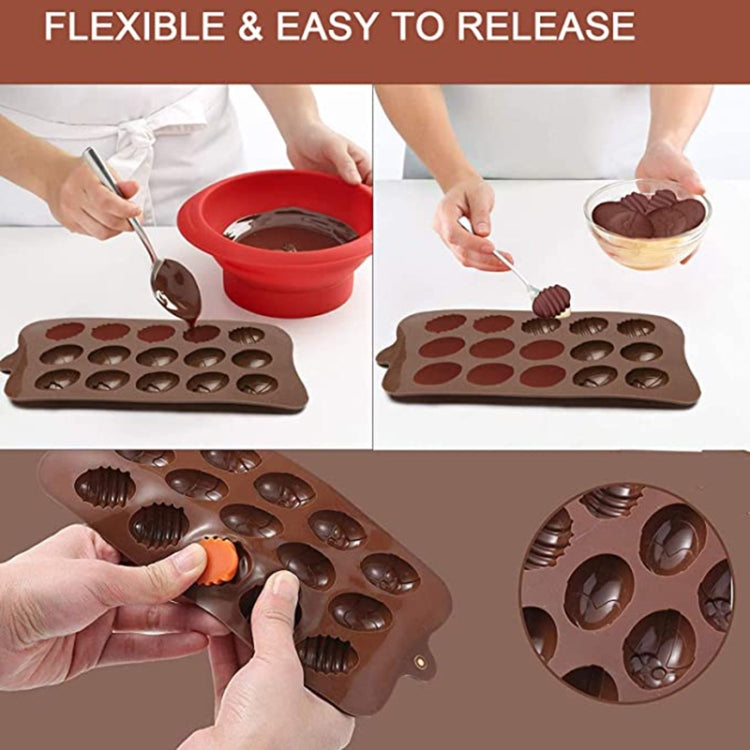 Easter Mini Colorful Egg Silicone Chocolate Mold