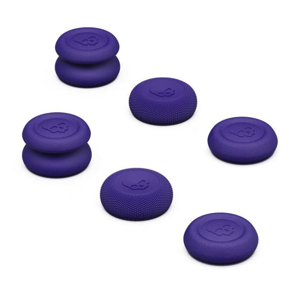005 for Steam Deck Game Console Joystick Cap Set Anti-skid Combination Button Cap, Black, Green, Purple, Yellow