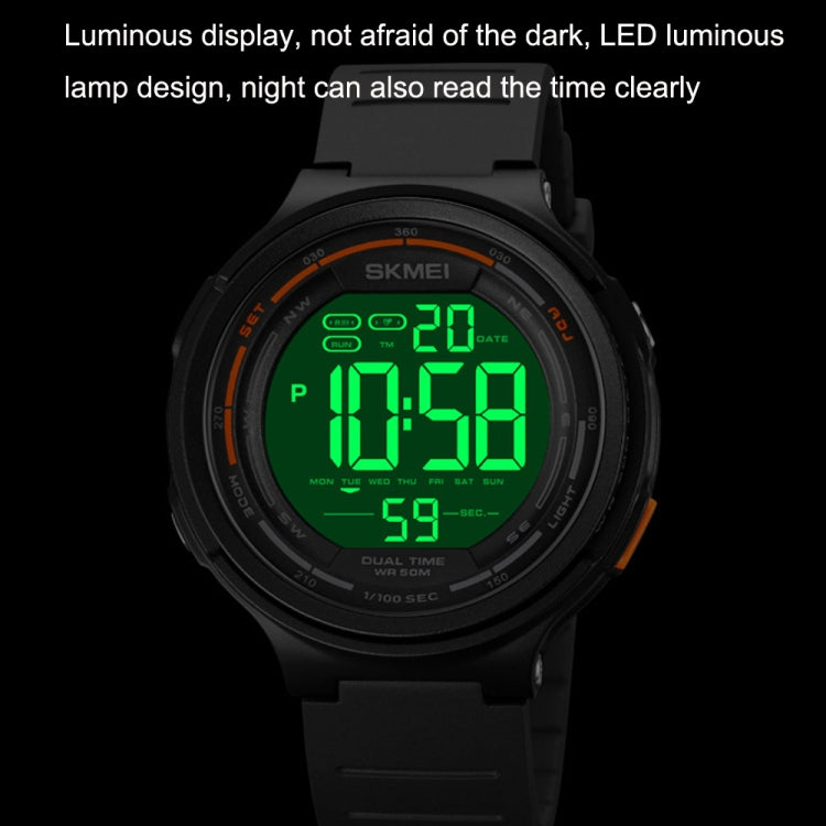 SKMEI 1841 Outdoor Sports Students Waterproof Luminous Countdown Watch