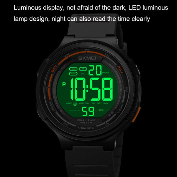 SKMEI 1841 Outdoor Sports Students Waterproof Luminous Countdown Watch