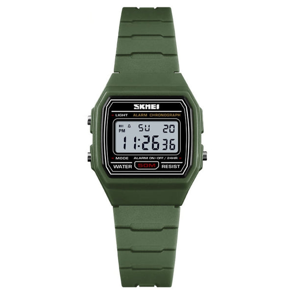 SKMEI 1460 Children Luminous Multifunctional Waterproof Thin Sports Watch