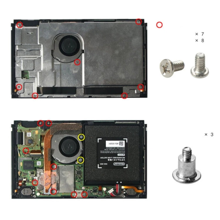 For Nintendo Switch 40pcs/ Set Screw Replacement Repair Kit Game Accessories